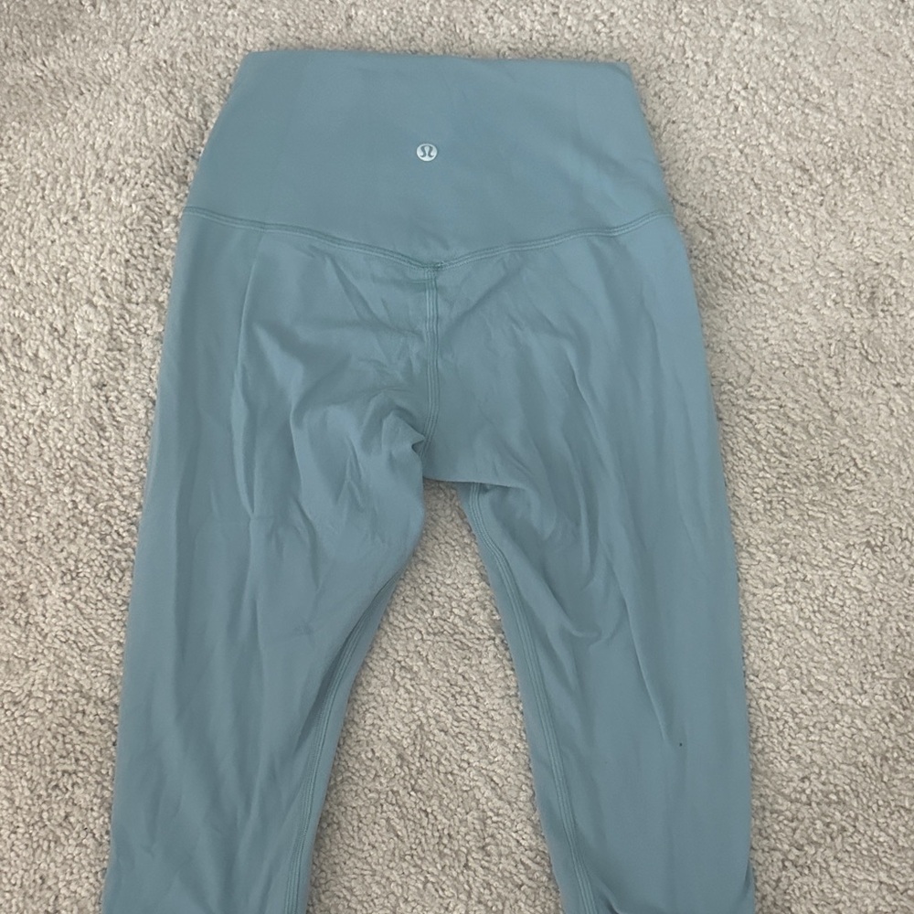 Lululemon Blue High-Waisted Leggings